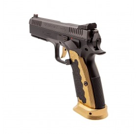 Накладки Eemann Tech для CZ 75, CZ 75 TS, CZ SHADOW 2 латунні коротки