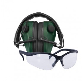 Навушники активні CALDWELL E-Max Low Pro в комплекті з окулярами