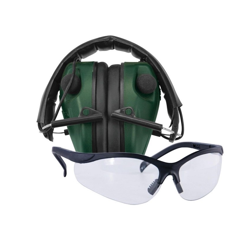 Навушники активні CALDWELL E-Max Low Pro в комплекті з окулярами
