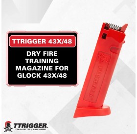 Магазин для холостих тренувань TTrigger для GLOCK 43X/48  із комплектом пружин