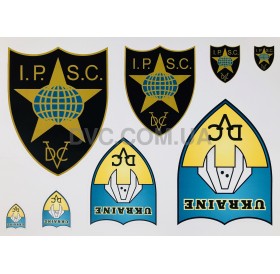 Набор наклеек IPSC Ukraine